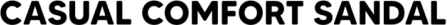 Casual Comfort Sandal logo