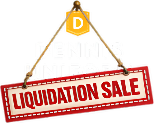 DENNIS Uniform Liquidation Sale logo