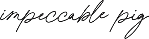 The Impeccable Pig logo