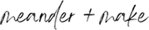 Meander and Make logo