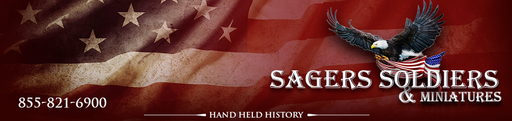 Sager's Soldiers & Miniatures logo