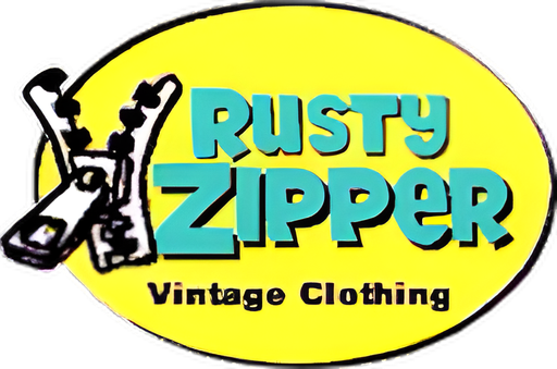 Rusty Zipper Vintage Clothing logo