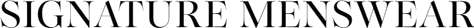 SignatureMenswear logo