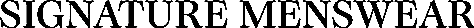 SignatureMenswear logo