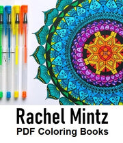 Rachel Mintz Coloring Books logo