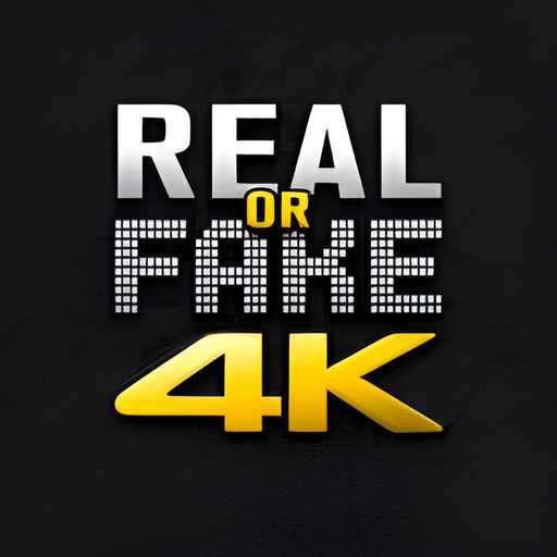 REAL OR FAKE 4K logo
