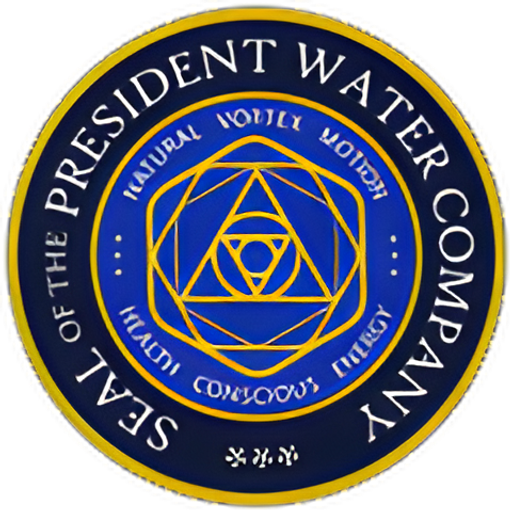 The President Water Company logo