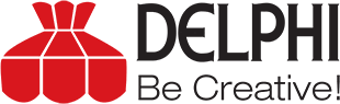 Delphi Glass logo