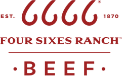 Four Sixes® Ranch Brand Beef logo